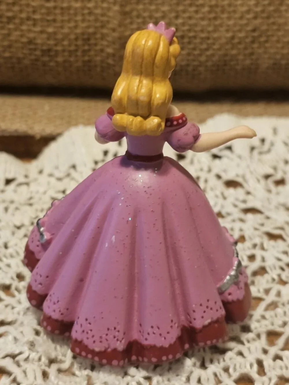 PAPO 720 BLOND DANCING PRINCESS FIGURE IN PINK GOWN - 2003